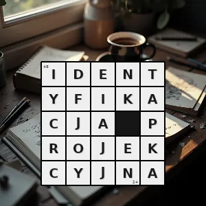 Hasło krzyżówkowe mechanizm obronny oparty na przypisywaniu innej osobie nieakceptowanych własnych przeżyć przy jednoczesnym przeżywaniu ich jako reakcje na przeżycia odbiorcy projekcji - identyfikacja projekcyjna – rozwiązanie, synonimy, podpowiedzi i definicje krzyżówkowe